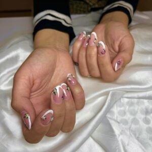 paznokcie hybrydowe, żel do paznokci, paznokcie żelowe, naklejki na paznokcie, manicure klasyczny